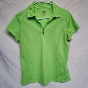 Izod neon green golf shirt
